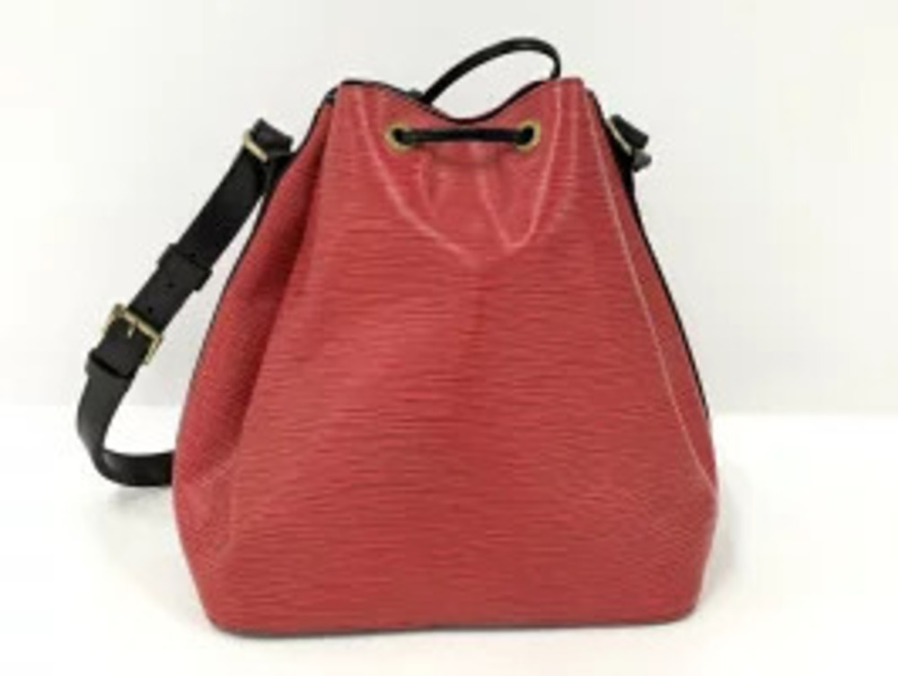 Louis Vuitton Noe Bicolor Neo Shoulder Leather Bag Epi Black